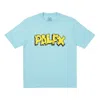 Palace Alphabet Basic Printing Short Sleeve Unisex Blue In Blue