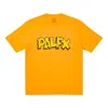 Palace Alphabet Basic Printing Short Sleeve Unisex Orange In Orange