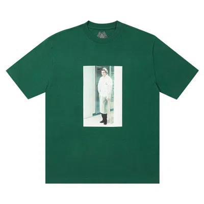 Pre-owned Palace American Psycho T-shirt 'huntsman' In Green