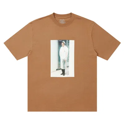 Pre-owned Palace American Psycho T-shirt 'mocha' In Brown
