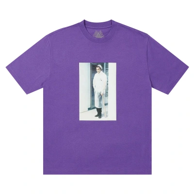 Pre-owned Palace American Psycho T-shirt 'regal Purple'