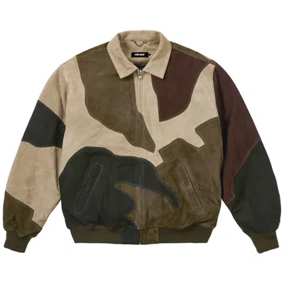 Pre-owned Palace Applique Camo Jacket 'woodland Camo' | Brown | Men's Size L