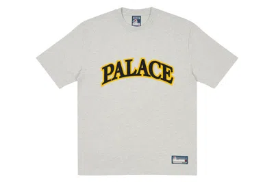 Pre-owned Palace Arc Applique T-shirt Grey Marl