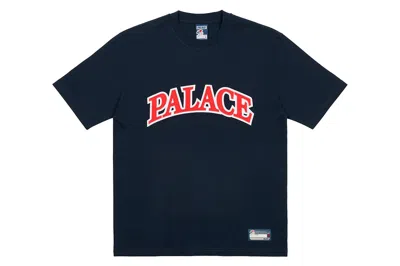 Pre-owned Palace Arc Applique T-shirt Navy