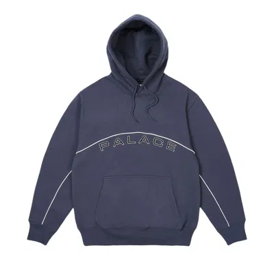 Pre-owned Palace Arc Hood 'navy' In Blue