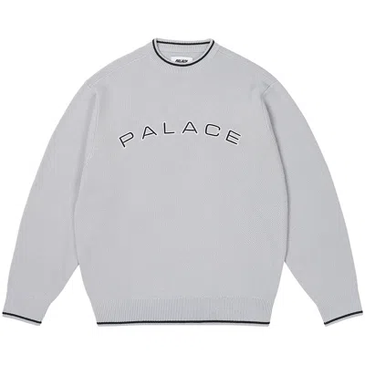 Pre-owned Palace Arc Knit 'artic Grey' | Men's Size Xl In Gray