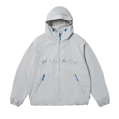 Pre-owned Palace Arc Shell Hooded Jacket 'arctic Grey'