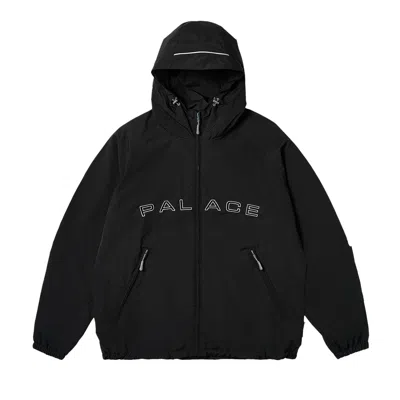 Pre-owned Palace Arc Shell Hooded Jacket 'black'