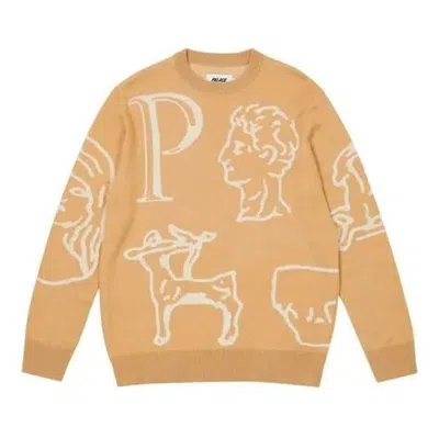 Palace Archaeology Knit Sweater 'orange'