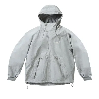 Pre-owned Palace Asym Shell Jacket 'concrete Grey' | Men's Size L In Gray