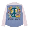 Palace Back Pattern Long Sleeves Shirt Unisex Pink In Multi