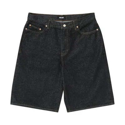 Pre-owned Palace Baggy Jean Short 'rough Rinse' | Black | Men's Size 30