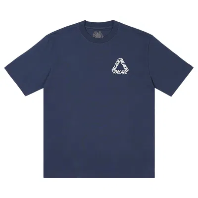 Pre-owned Palace Baked P-3 T-shirt 'navy' In Blue