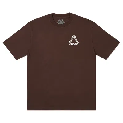 Pre-owned Palace Baked P-3 T-shirt 'nice Brown'