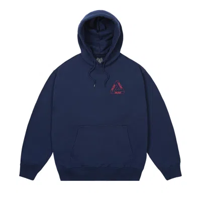 Pre-owned Palace Barbed Tri-ferg Hood 'navy' | Blue | Men's Size M