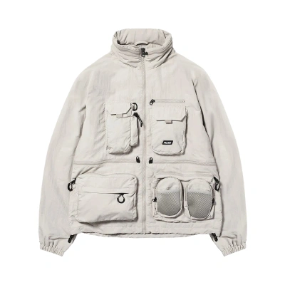 Pre-owned Palace Bare Storage Jacket 'stone' In Grey
