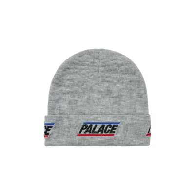 Pre-owned Palace Basically A Beanie 'grey Marl' | Men's Size Onesize In Gray