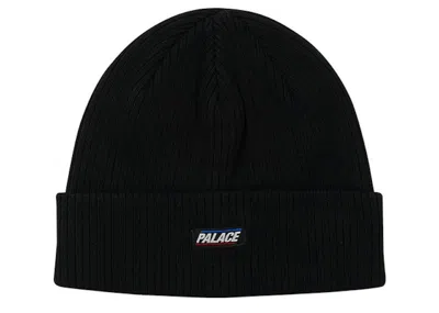 Pre-owned Palace Basically A Beanie In Washed Black