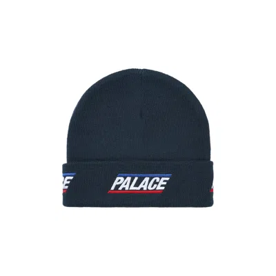 Pre-owned Palace Basically A Beanie 'navy' | Blue | Men's Size Onesize