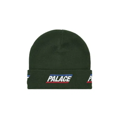Pre-owned Palace Basically A Beanie 'racey Green' | Men's Size Onesize