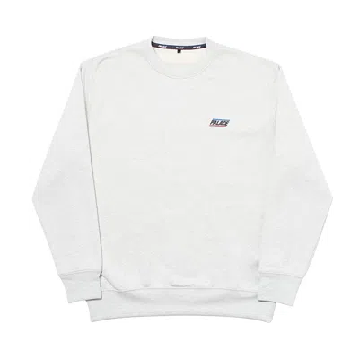 Pre-owned Palace Basically A Crew 'light Grey Marl' | Men's Size Xl In Gray