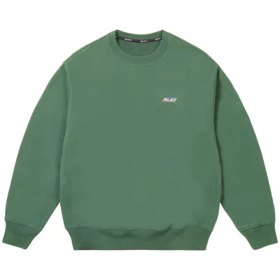Pre-owned Palace Basically A Crew 'racey Green' | Men's Size Xxl