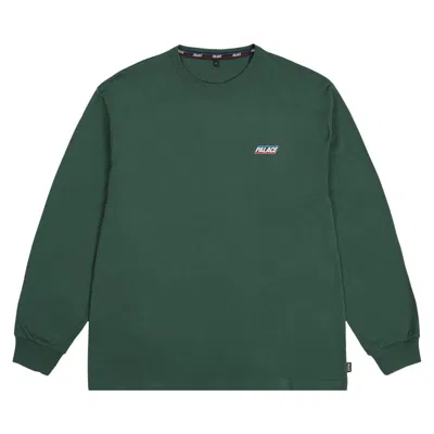 Pre-owned Palace Basically A Long-sleeve 'racey Green' | Men's Size M