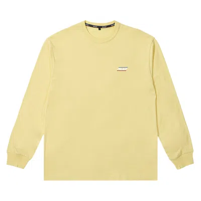 Pre-owned Palace Basically A Long-sleeve 'mellow Yellow' | Men's Size Xl