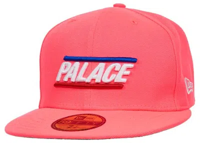 Pre-owned Palace Basically A New Era Cap In Pink
