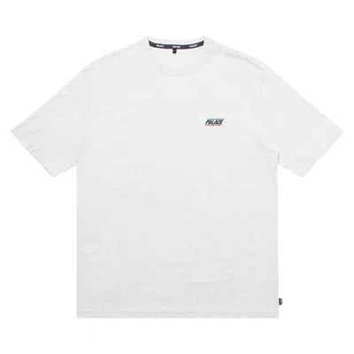 Pre-owned Palace Basically A T-shirt 'light Grey Marl' | Men's Size Xl In Gray