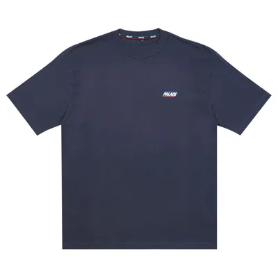 Pre-owned Palace Basically A T-shirt 'navy' In Blue
