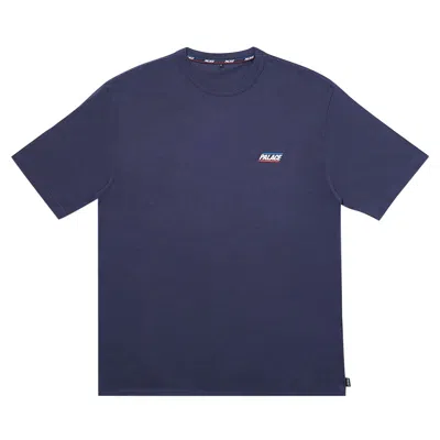 Pre-owned Palace Basically A T-shirt 'navy' | Blue | Men's Size L