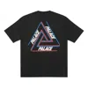 Palace Basically A Tri-freg Black Alphabet Printing Round Neck Short Sleeve Unisex
