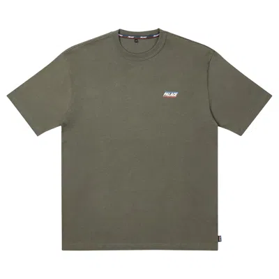 Pre-owned Palace Basically A T-shirt 'gun Metal' | Green | Men's Size Xl