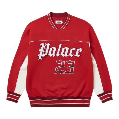 Pre-owned Palace Believe Crew 'truest Red'