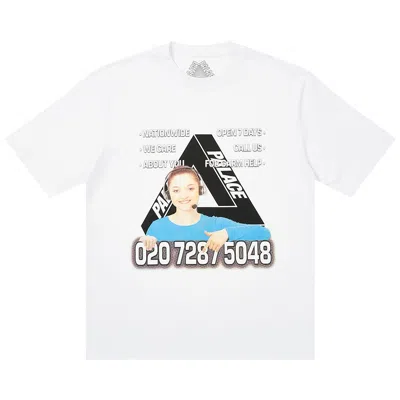 Pre-owned Palace Bell Man T-shirt 'white'