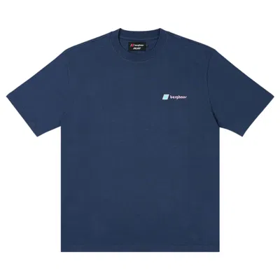 Pre-owned Palace Berghaus T-shirt 'navy' In Blue