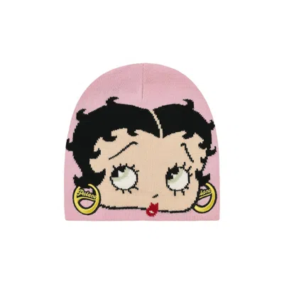Pre-owned Palace Betty Boop Beanie 'chill Pink' | Men's Size Onesize