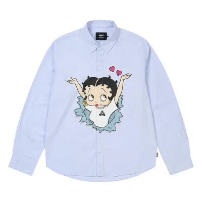 Pre-owned Palace Betty Boop Shirt 'baby Blue' | Men's Size L