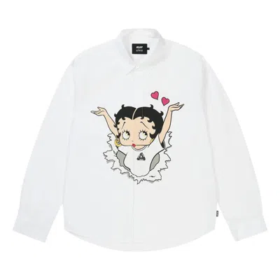 Pre-owned Palace Betty Boop Shirt 'white' | Men's Size M