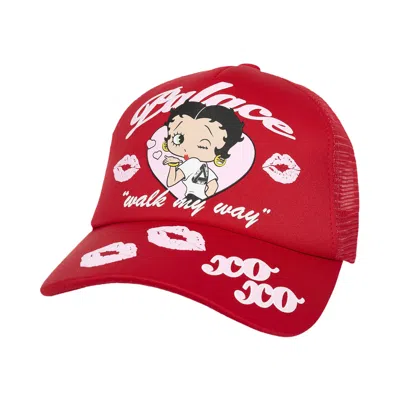 Pre-owned Palace Betty Boop Trucker 'red' | Men's Size Onesize