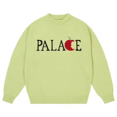 Pre-owned Palace Big Apple Knit 'flashy Fluro' | Yellow | Men's Size L