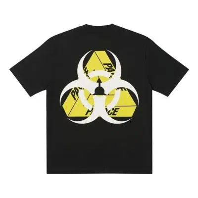 Palace Bio Hazard Black Triangle Back Pattern Logo Short Sleeve Unisex