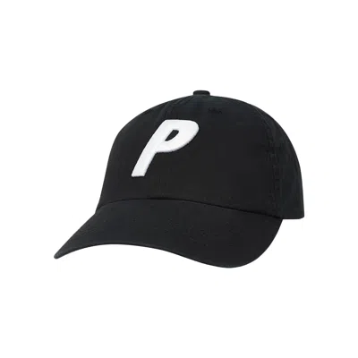 Pre-owned Palace Biowashed 3d P 6-panel 'black'