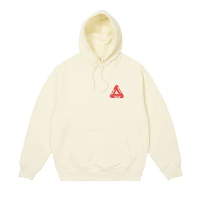 Pre-owned Palace Bit Grippy Tri-ferg Hood 'soft White' | Men's Size Xl