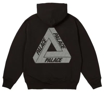 Palace Bit Grippy Tri-ferg Hoodie 'black'