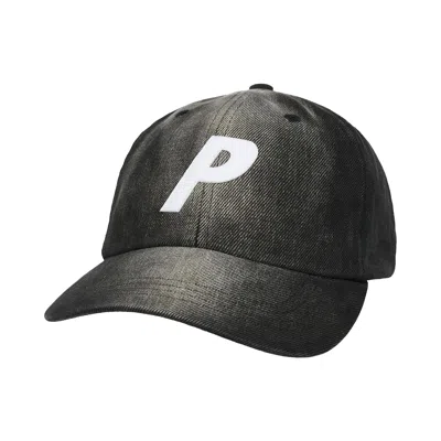 Pre-owned Palace Bleached Denim P 6-panel 'black' | Men's Size Onesize