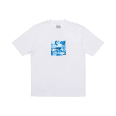 Pre-owned Palace Blissed Out T-shirt 'white'