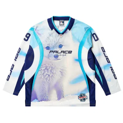 Pre-owned Palace Building Your World Hockey Jersey 'blue'