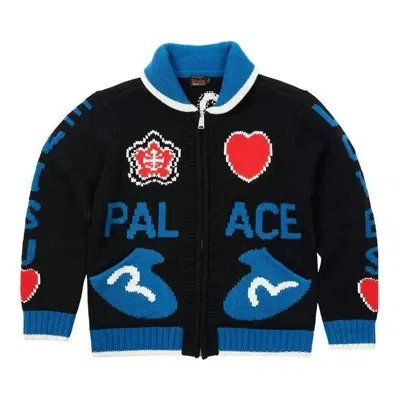Palace Buy  X Evisu Cowichan Knit 'black Blue'